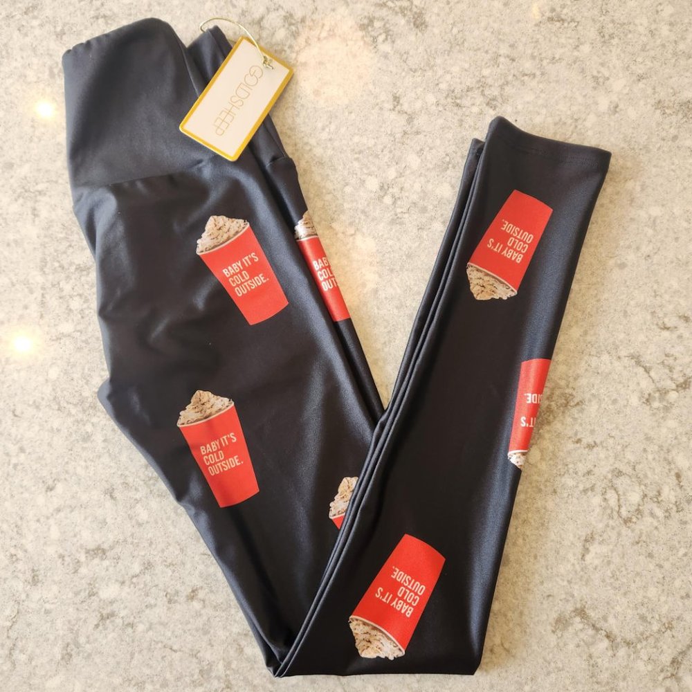 GOLDSHEEP LEGGINGS /  "BABY IT'S COLD OUTSIDE" LEGGINGS